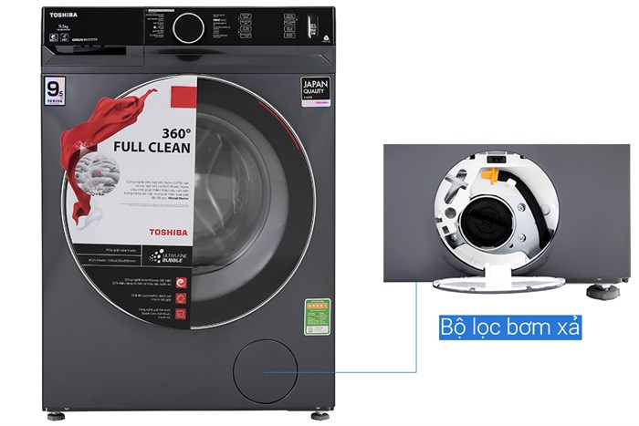 Máy Giặt Toshiba Inverter 9.5 Kg TW-BK105G4V(MG)